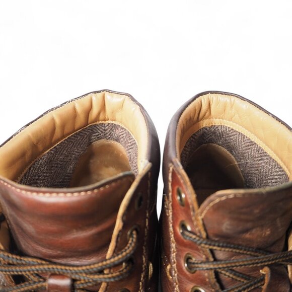 Johnston & Murphy Eaton Cap Toe Leather Chukka Boots Men's 12M Brown 59-1373 - Picture 11 of 11